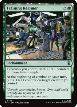 Training Regimen single card from Magic: the Gathering