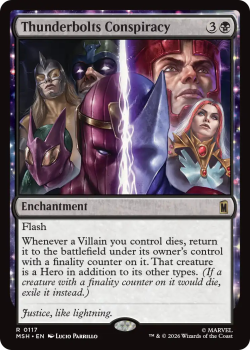 Thunderbolts Conspiracy single card from Magic: the Gathering