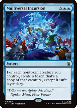 Multiversal Incursion single card from Magic: the Gathering