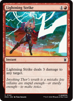 Lightning Strike single card from Magic: the Gathering