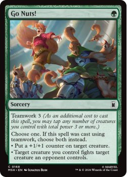 Go Nuts! single card from Magic: the Gathering