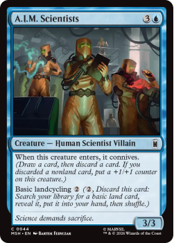 A.I.M. Scientists single card from Magic: the Gathering