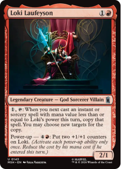 Loki Laufeyson single card from Magic: the Gathering
