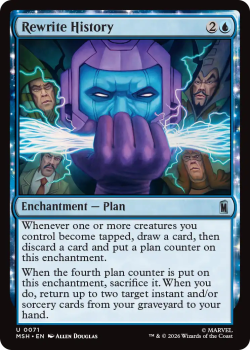 Rewrite History single card from Magic: the Gathering