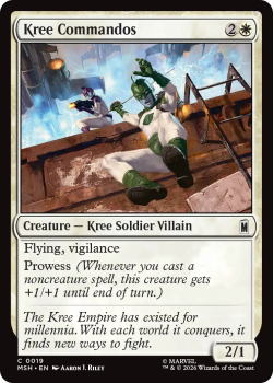 Kree Commandos single card from Magic: the Gathering