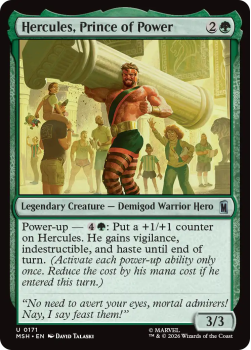 Hercules, Prince of Power single card from Magic: the Gathering