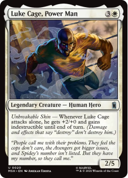 Luke Cage, Power Man single card from Magic: the Gathering