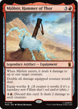Mjolnir, Hammer of Thor single card from Magic: the Gathering
