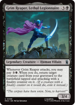 Grim Reaper, Lethal Legionnaire single card from Magic: the Gathering