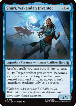 Shuri, Wakandan Inventor single card from Magic: the Gathering