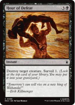 Hour of Defeat single card from Magic: the Gathering