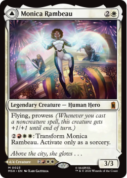 Monica Rambeau // Photon, Living Light single card from Magic: the Gathering