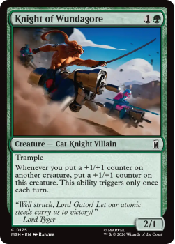 Knight of Wundagore single card from Magic: the Gathering