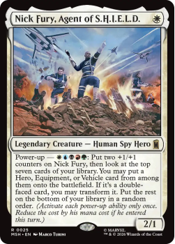 Nick Fury, Agent of S.H.I.E.L.D. single card from Magic: the Gathering