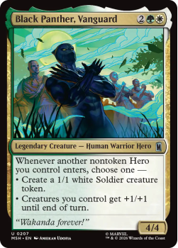 Black Panther, Vanguard single card from Magic: the Gathering