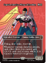 Captain America, Wings of Freedom (BORDERLESS) (LOGO) : 0353 MARVEL SUPER HEROES - Magic the Gathering Single Card