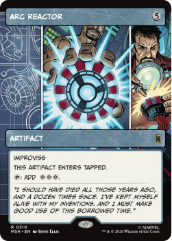 Arc Reactor (BORDERLESS) (SHOWCASE) single card from Magic: the Gathering