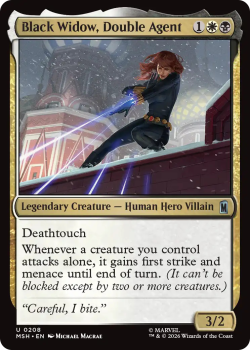 Black Widow, Double Agent single card from Magic: the Gathering
