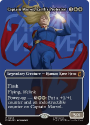 Captain Marvel, Earth's Protector (BORDERLESS) (LOGO) : 0354 MARVEL SUPER HEROES - Magic the Gathering Single Card