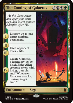 The Coming of Galactus single card from Magic: the Gathering