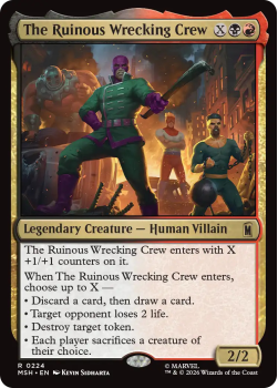 The Ruinous Wrecking Crew single card from Magic: the Gathering