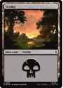 Swamp : 0291 MARVEL SUPER HEROES - Magic the Gathering Single Card