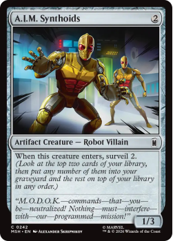 A.I.M. Synthoids single card from Magic: the Gathering