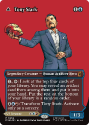 Tony Stark // The Invincible Iron Man (BORDERLESS) (LOGO) : 0363 MARVEL SUPER HEROES - Magic the Gathering Single Card