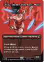 Elektra, Daughter of the Hand (BORDERLESS) (LOGO) (FOIL) : 0366 MARVEL SUPER HEROES - Magic the Gathering Single Card