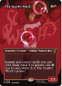 The Scarlet Witch (BORDERLESS) (LOGO) : 0368 MARVEL SUPER HEROES - Magic the Gathering Single Card