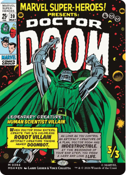 Doctor Doom (BORDERLESS) (SHOWCASE) single card from Magic: the Gathering