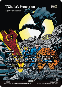 T'Challa's Protection single card from Magic: the Gathering