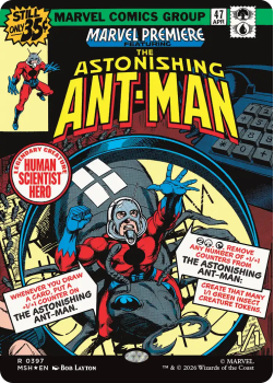 The Astonishing Ant-Man (BORDERLESS) (SHOWCASE) single card from Magic: the Gathering