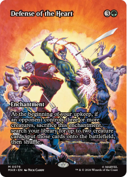 Defense of the Heart single card from Magic: the Gathering