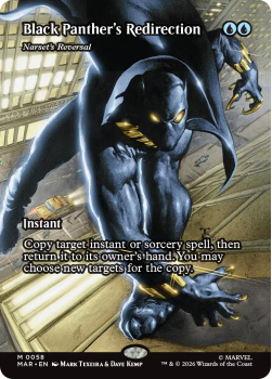 Black Panther's Redirection single card from Magic: the Gathering