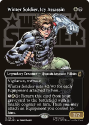 Winter Soldier, Icy Assassin (BORDERLESS) (LOGO) (FOIL) : 0377 MARVEL SUPER HEROES - Magic the Gathering Single Card