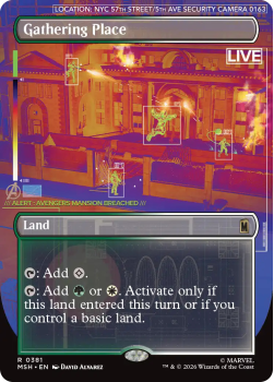 Gathering Place (BORDERLESS) single card from Magic: the Gathering