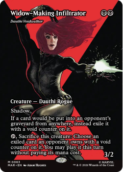 Widow-Making Infiltrator single card from Magic: the Gathering