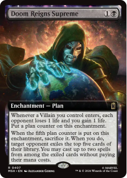 Doom Reigns Supreme (EXTENDED) single card from Magic: the Gathering