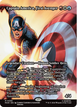 Captain America, First Avenger single card from Magic: the Gathering