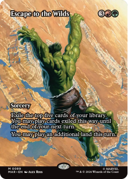 Escape to the Wilds single card from Magic: the Gathering