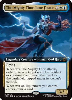 The Mighty Thor, Jane Foster (EXTENDED) single card from Magic: the Gathering