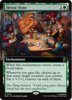 Heroic Feast (EXTENDED) single card from Magic: the Gathering