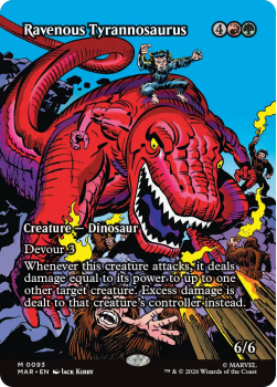 Ravenous Tyrannosaurus single card from Magic: the Gathering