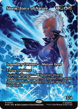 Storm, Force of Nature single card from Magic: the Gathering