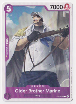 Older Brother Marine single card from One Piece Trading Card Game