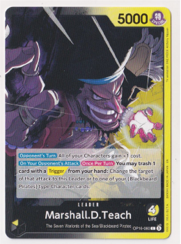 Marshall.D.Teach single card from One Piece Trading Card Game