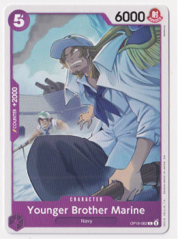 Younger Brother Marine single card from One Piece Trading Card Game