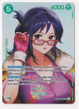 Tashigi single card from One Piece Trading Card Game