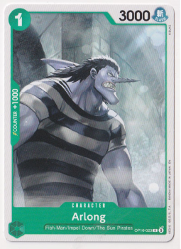 Arlong single card from One Piece Trading Card Game